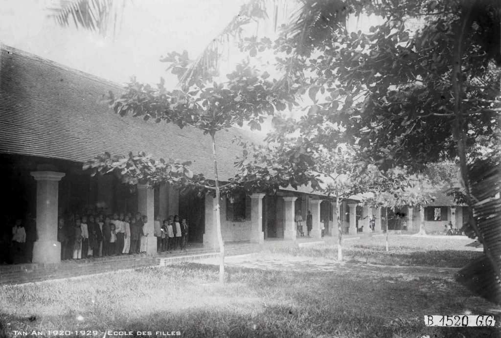hình ảnh trường nữ Tiểu học 1920